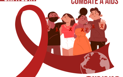 Sinpro Macaé e Região saúda o 1° de dezembro: “Dia Mundial de Combate a Aids”.