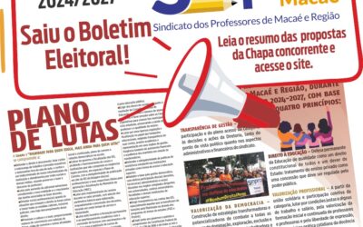 ELEIÇÃO SINPRO MACAÉ E REGIÃO 2024: SAIU O BOLETIM !