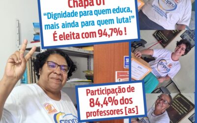 Vitória da Categoria: CHAPA 1 “DIGNIDADE PARA QUEM EDUCA, MAIS AINDA PARA QUEM LUTA!” vence as eleições do SINPRO MACAÉ E REGIÃO!